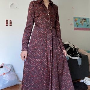 Karen millen NWT beautiful button up dress with belt